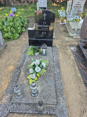 Zdjęcie nagrobka Antoni Ambroży