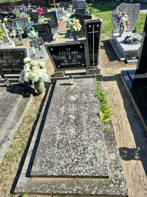 Zdjęcie nagrobka Czesława Śmiejczak