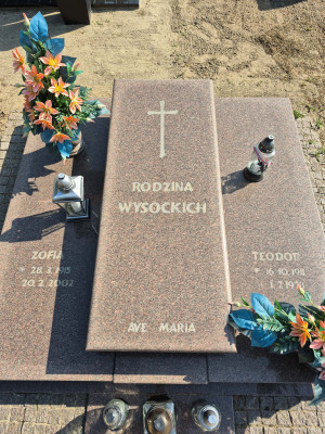 Zdjęcie nagrobka Zofia Wysocka